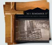 “As I Remember It”